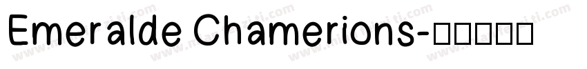 Emeralde Chamerions字体转换